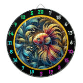 Majestic Betta Fish Game Board Dartbord (Voorkant)