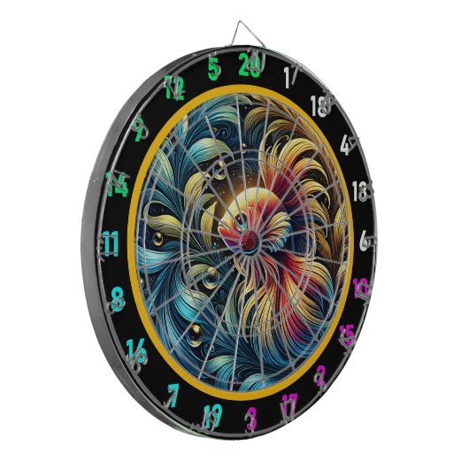 Majestic Betta Fish Game Board Dartbord (Voorkant Links)