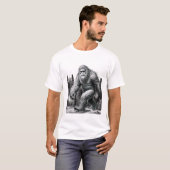 Majestic Bigfoot - Legendarisch Cryptid-T-shirt T-shirt (Voorkant volledig)