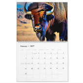Majestic Bison - Kalender 2024: een reis door (Feb 2027)