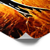 Majestic Bison Sunset Poster (Hoek)