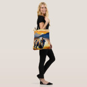 Majestic Bison Sunset Tote Bag (Op model)