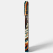 Majestic Bison Wading Case-Mate iPhone Case (Achterkant / Links)