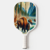 Majestic Bizon migratie Pickleball Paddle (Achterkant)