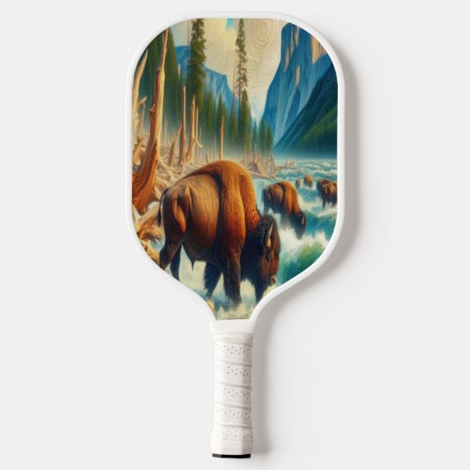 Majestic Bizon migratie Pickleball Paddle (Achterkant)
