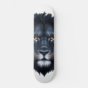 Majestic Black Lion Face Persoonlijk Skateboard