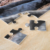 Majestic Black Panther Jigsaw Puzzle Legpuzzel (Zijkant)