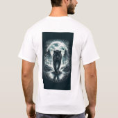 Majestic Black Panther – Misty Forest wandeling T-shirt (Achterkant)