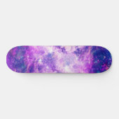 Majestic Blauwgroen Paarse Starry Space Nebula Persoonlijk Skateboard (Horizontaal)