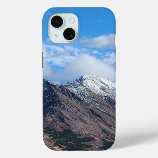 Majestic Blue Alpine iPhone Case (Achterkant)