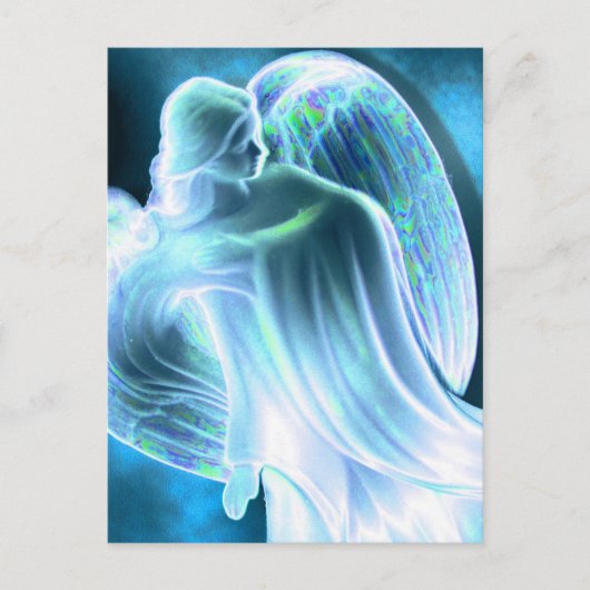 Majestic Blue Angel Briefkaart (Voorkant)