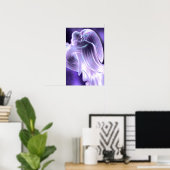 Majestic Blue Angel Poster (Thuiskantoor)