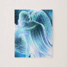 Majestic Blue Angel Puzzle Legpuzzel