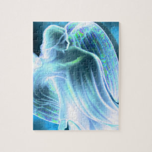 Majestic Blue Angel Puzzle Legpuzzel