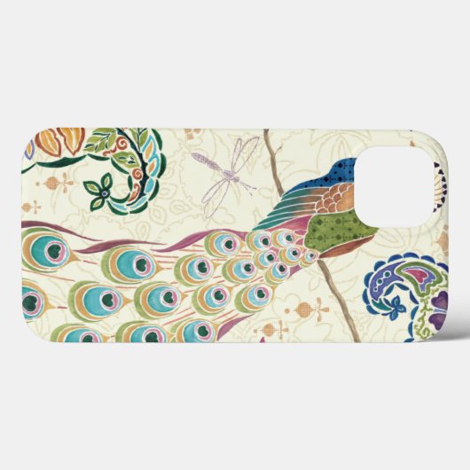 Majestic Blue Peacock Case-Mate iPhone Case (Achterkant (horizontaal))