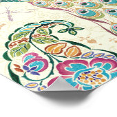 Majestic Blue Peacock Poster (Hoek)