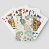 Majestic Blue Peacock Speelkaarten (Achterkant)