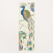 Majestic Blue Peacock Yogamat (Voorkant)