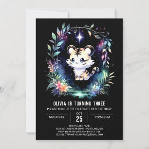 Majestic Boho Tiger Birthday Kaart