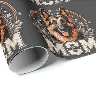 Majestic Bond: Gee Vaucher Duitse Herder Hond Mam Cadeaupapier