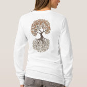 Majestic Boom van het Leven - Groei, Sterkte, T-shirt (Achterkant)