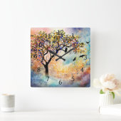 Majestic boomlandschap 480 vierkante klok (Huis)