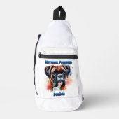 Majestic Boxer Dog Honours Purebred Day Sling Bag