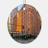Majestic Brown Palace Hotel at Sunset, Denver, CO Keramisch Ornament (Links)