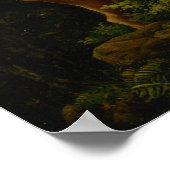 Majestic Buck in bergen Poster (Hoek)