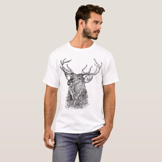 Majestic Buck T-shirt (Voorkant volledig)
