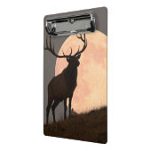 Majestic Bull Elk en Full Moon Rise Mini Klembord (Angled2)