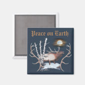 Majestic Bull Elk Magneet (Voorkant / Achterkant)