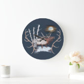 Majestic Bull Elk schilderij Grote Klok (Huis)