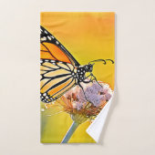Majestic Butterfly Close Up Design Bad Handdoek (Handdoek)