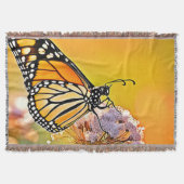 Majestic Butterfly Close Up Design Deken (Voorkant)