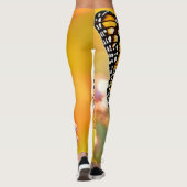 Majestic Butterfly Close Up Design Leggings (Achterkant)