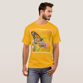 Majestic Butterfly Close Up Design T-shirt (Voorkant volledig)
