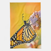 Majestic Butterfly Close Up Design Theedoek (Verticaal)