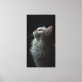 Majestic Cat Portrait Strength & Royal Confidence Canvas Afdruk (Voorkant)