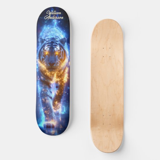 Majestic Celestial Tiger  Persoonlijk Skateboard (Voorkant)