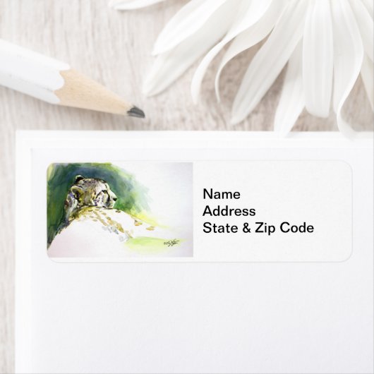 Majestic Cheetah Label (Insitu)