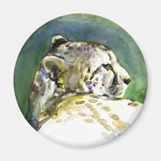 Majestic Cheetah Magnet (Voorkant)