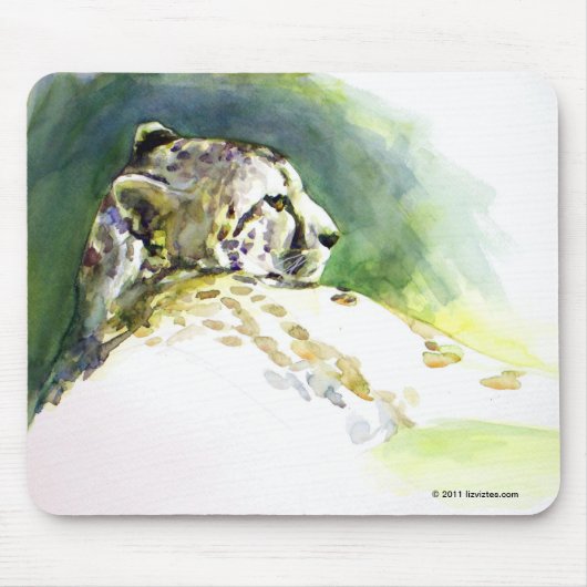 Majestic Cheetah Mousepad Muismat (Voorkant)