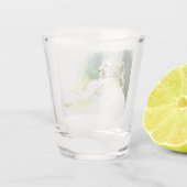 Majestic Cheetah Shot Glass Glas (Achterkant)