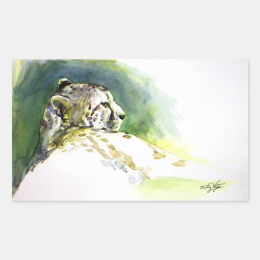 Majestic Cheetah Sticker (Voorkant)