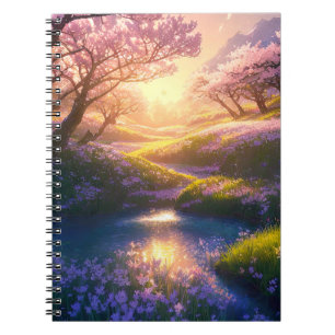 Majestic Cherry Blossom Meadow Notitieboek