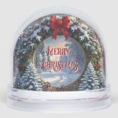 Majestic Christmas Klantwaardering Sneeuwbol (Voorkant)