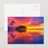 Majestic Clouds & Reflection Briefkaart (Voorkant / Achterkant)