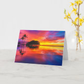 Majestic Clouds & Reflection Kaart (Gele Bloem)