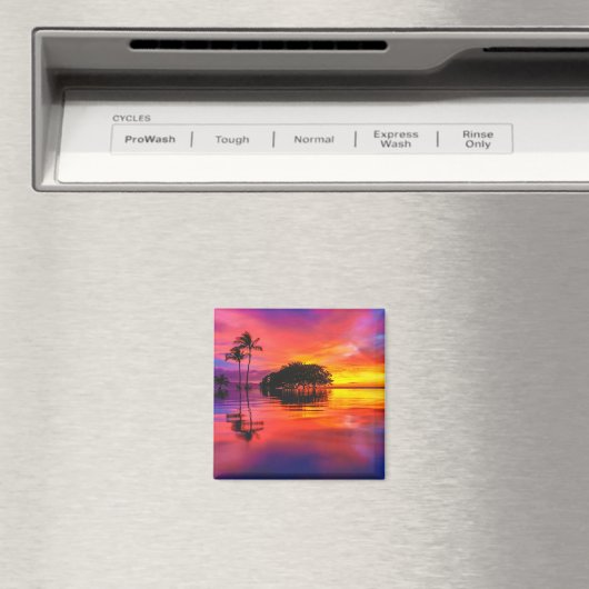 Majestic Clouds & Reflection Magneet (Insitu (Vaatwasser))